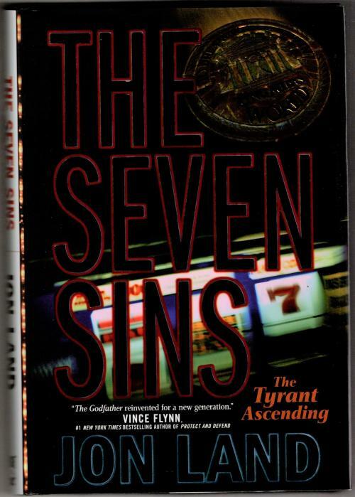 The Seven Sins by Jon Land (First Edition) Signed