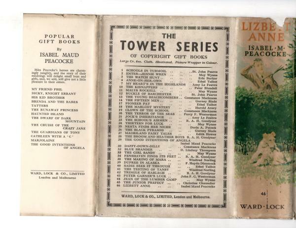 Lizbett Anne by Isabel M. Peacocke (First Edition) Ward File Copy