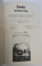 Breeder by Douglas Clegg (Limited Edition) Signed