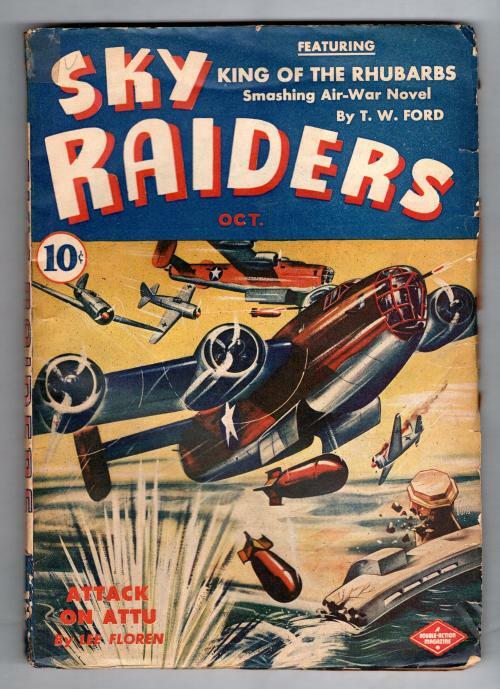 Sky Raiders Oct 1943 King of the Rhubarbs - T.W. Ford, Archie Comic Ad