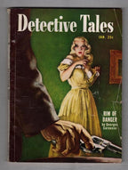 Detective Tales Jan 1951 Cornell Woolrich "Dark Flight"