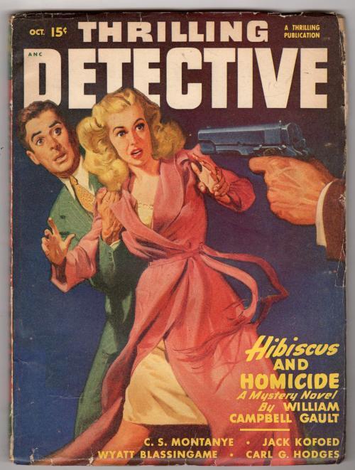 Thrilling Detective Oct 1947 Ray Cummings - Pulp