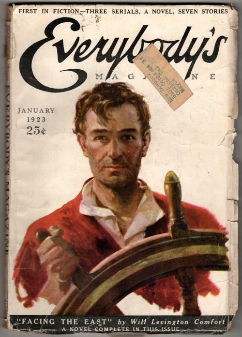 Everybody's Jan 1923 Pulp Joseph M. Clement Cvr; Will Levington Comfort