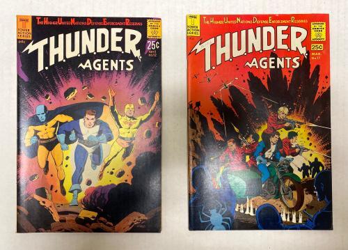 Lot of 14 Thunder Agents Raw Comics Tower Action Series