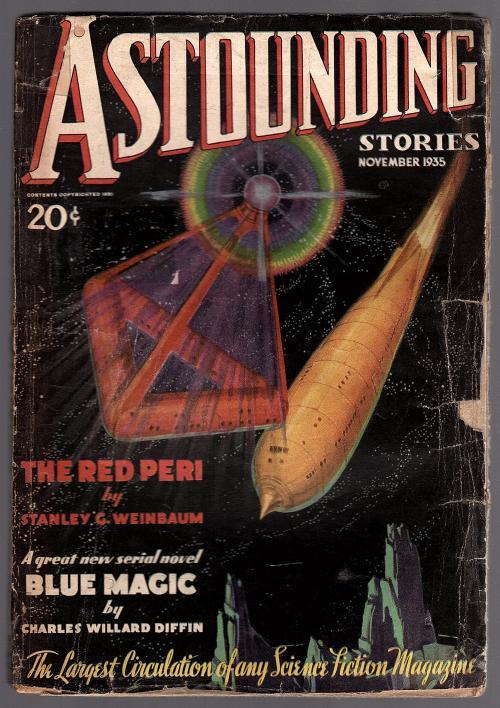 Astounding Stories November 1935 Eando Binder, Frank Belknap Long