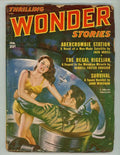 Thrilling Wonder Feb 1952 Jack Vance, Virgil Finlay, Wyndham