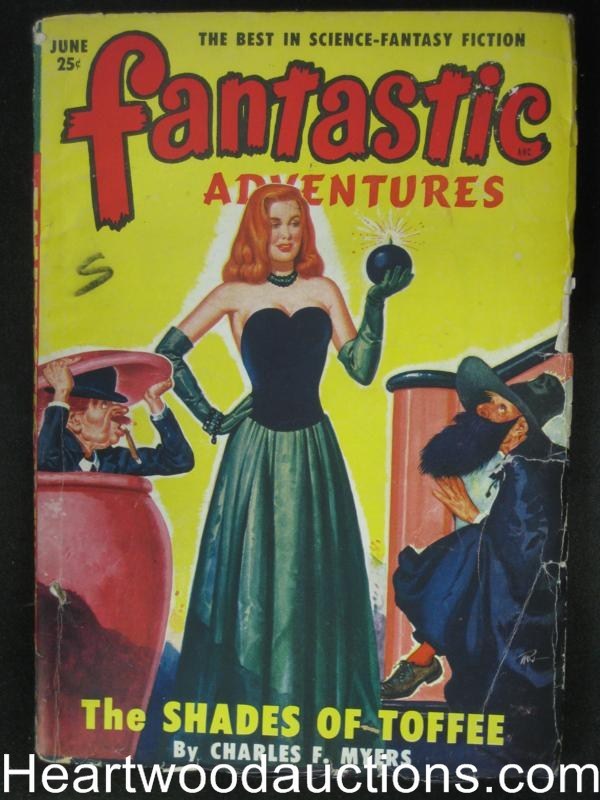 "Fantastic Adventures" Jun 1950 Shades of Toffee