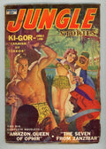 Jungle Stories 1952 Winter Volume 5 Issue 7 GGA Cvr High Grade