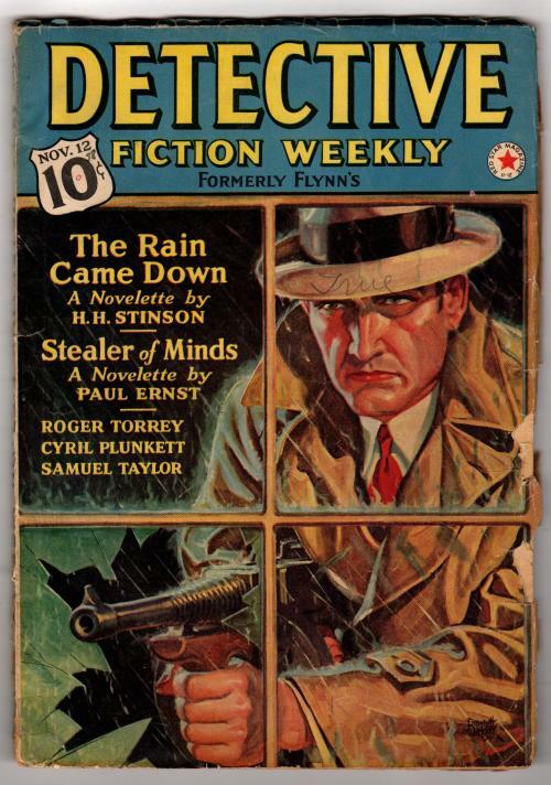 Detective Fiction Weekly" November 12 1938; H.H. Stinson; Paul Ernst;