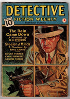 Detective Fiction Weekly" November 12 1938; H.H. Stinson; Paul Ernst;