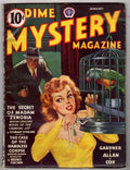 Dime Mystery Magazine Jan 1944 Female Thief cover