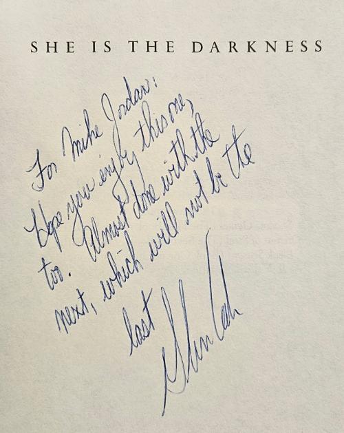 She is the Darkness by Glen Cook (First Edition) Signed