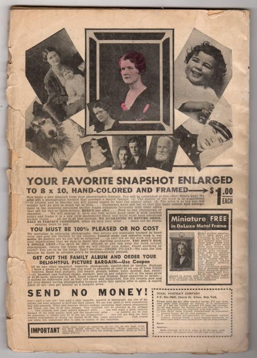 Red Star Western Jul 1940 2nd app. of Silver Buck - Pulp