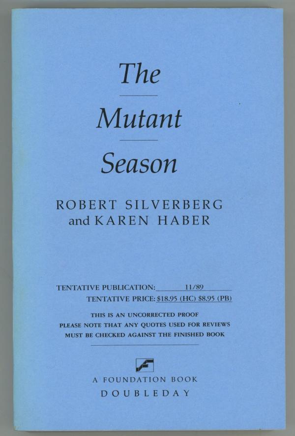 The Mutant Season by Robert Silverberg Karen Haber
