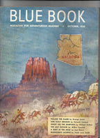 Blue Book Oct 1950 Fall Clark Cvr; Sax Rohmer; W. Du Bois