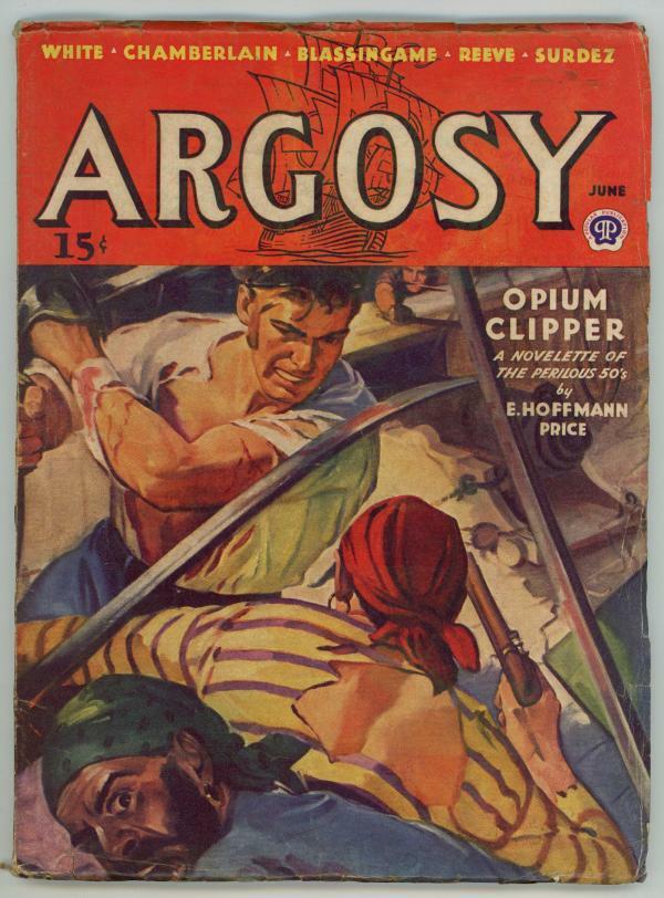 Argosy Jun 1943 E Hoffman Price; Wyatt Blassingame Pulp