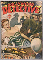 Hollywood Detective Jan 1944 Assault cover; Robert Leslie Bellem