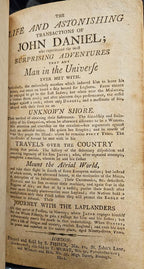 The Life and Astonishing Adventures of John Daniel (First Edition)