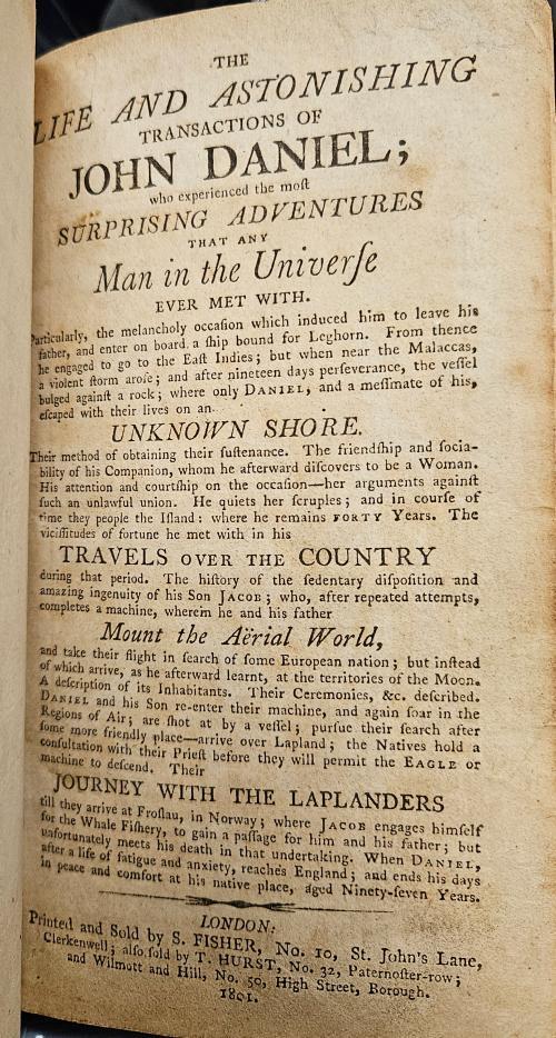 The Life and Astonishing Adventures of John Daniel (First Edition)