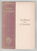 Liebhaber Ausgaben Nr. 7 A.V. MENZEL (Kunstler Monographien) by Fritz d. Ostini