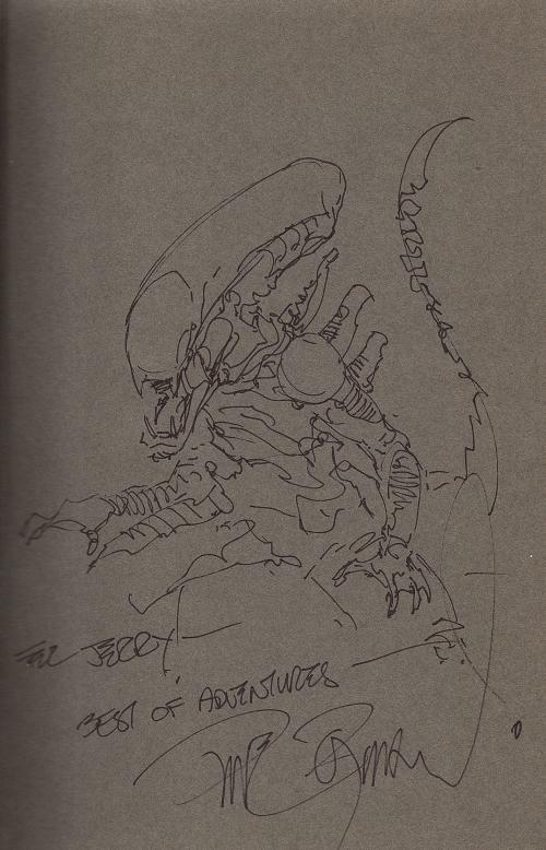 Aliens Tribes by Steve Bissette (First Edition) Signed