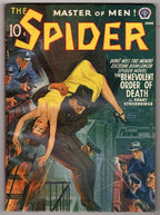 The Spider Jun 1941 Rafael DeSoto Good Girl Art Cover - Trimmed