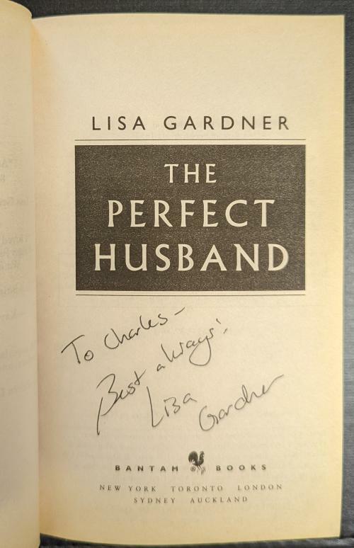 The Perfect Husband by Lisa Gardner Signed