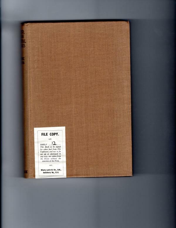 The Sky's the Limit by W. H. Lane Crauford (First Edition) File Copy