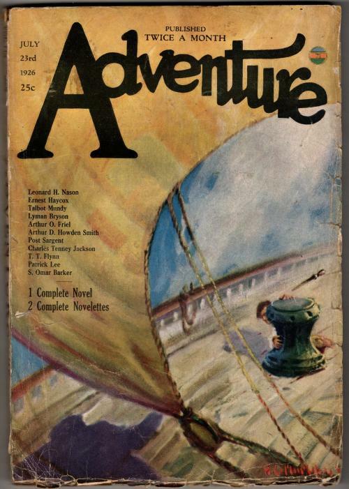 Adventure Jul 23 1926 Murphy Cvr; T. T. Flynn; Talbot Mundy
