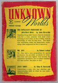 Unknown Worlds (British) 1946 Summer Pulp