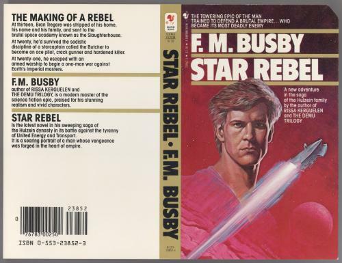 Star Rebel by F. M. Busby (First Printing) Proof w/Cover Flat