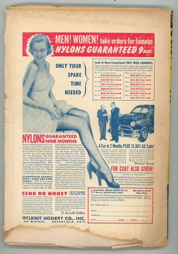 Science Fiction Quarterly Aug 1951  Arhtur Clarke, Finlay Art