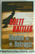 SHADOW of BETRAYAL by Brett Battles SIGNED FIRST