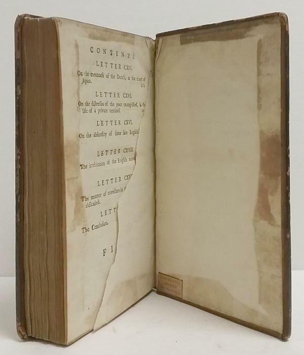 The Citizen of the World by Oliver Goldsmith (anon) 1762 First Edition 2 Vols