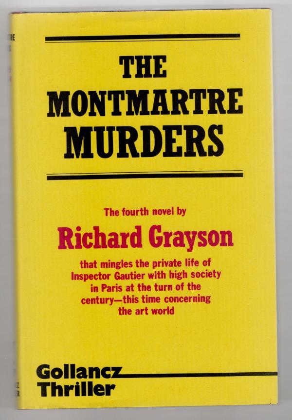The Montmartre Murders (First UK Edition) File Copy
