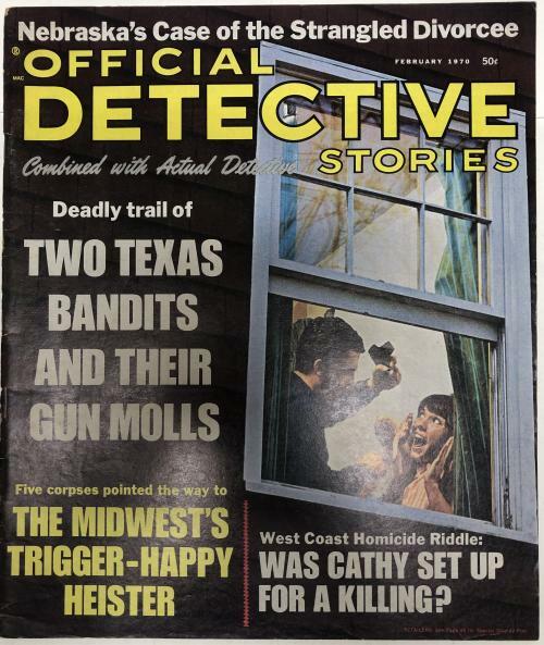 Official Detective Stories Feb 1970 Assault Gun Molls