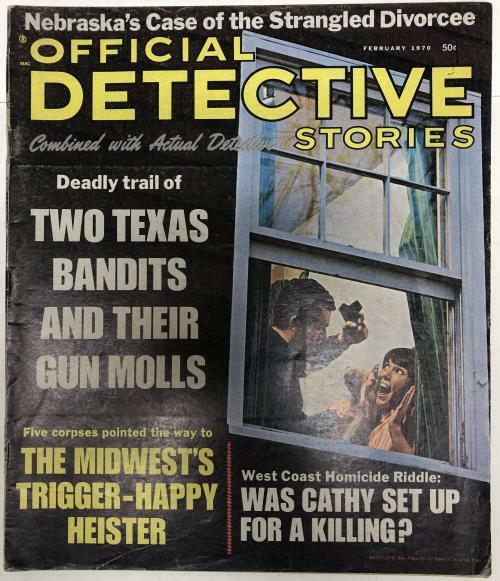 Official Detective Stories Feb 1970 Assault Gun Molls