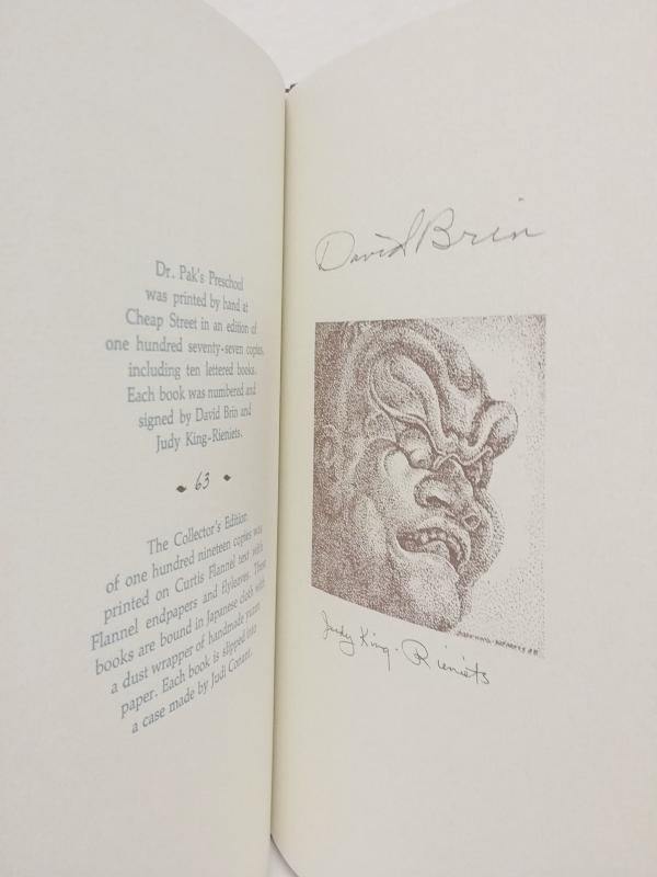 Dr. Pak's Preschool by David Brin Signed 1st Edition LTD #63 Anne McCaffrey's...