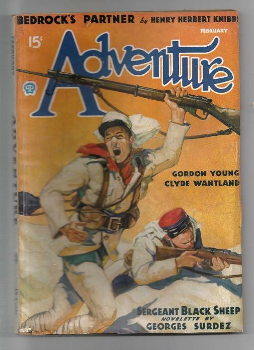 Adventure Feb 1936 Winter Volume 94 Issue 4 Rogers Cvr; Surdez; Knibbs