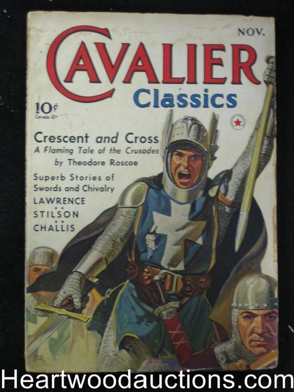 "Cavalier Classics" Nov 1940 Max Brand Pseudonym Rudolph Belarski Cvr