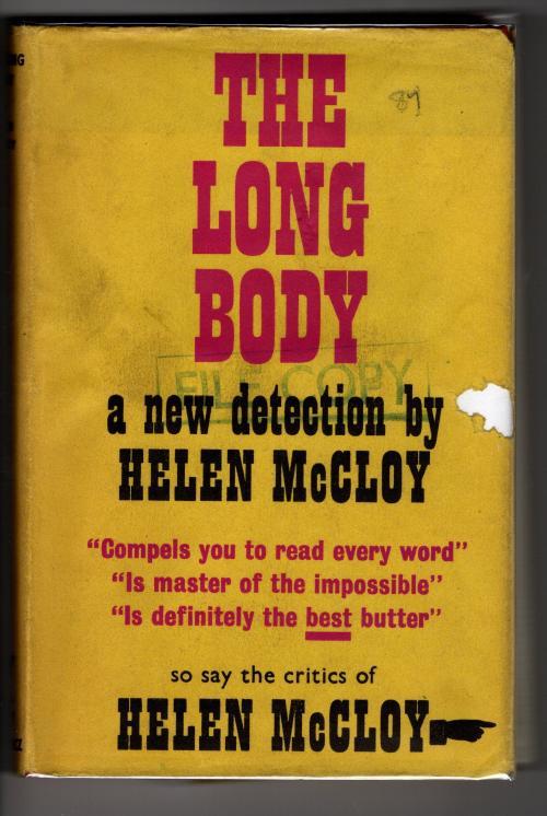 The Long Body by Helen McCloy (First UK Edition) Gollancz File Copy