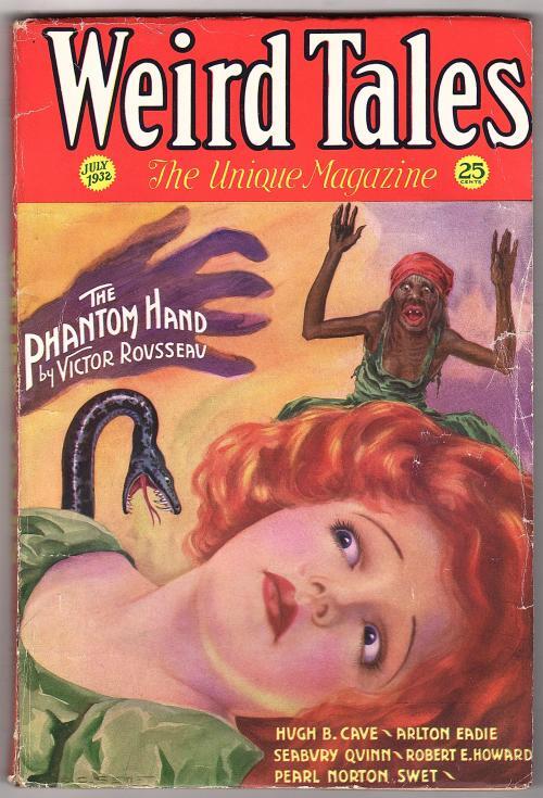 Weird Tales July 1932 C. C. Senf Cvr; Robert E. Howard; Wandrei - Pulp