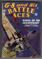 G-8 Battle Aces Jul 1935 Blakeslee Bizarre Arab Snake Charmer Cover