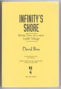 Infinity's Shore by David Brin (First Edition) Advance Reading Copy