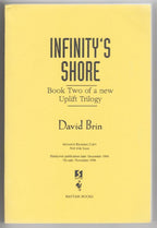 Infinity's Shore by David Brin (First Edition) Advance Reading Copy