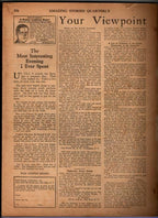 Amazing Stories Quarterly Fall 1930 Leo Morey Cvr; J. W. Campbell Jr; D. H. K...