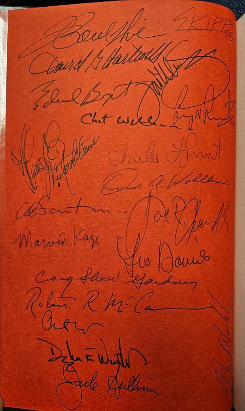Horror: 100 Best Books (First Edition) Signed