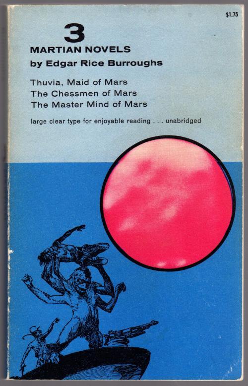 3 Martian Novels by Edgar Rice Burroughs (Reprint)