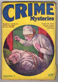 Crime Mysteries Sep 2 1927 Vol 1 #2 Rare - Pulp