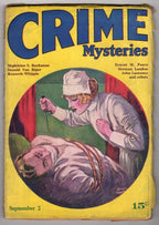 Crime Mysteries Sep 2 1927 Vol 1 #2 Rare - Pulp